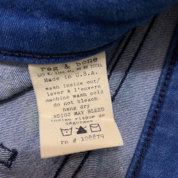 Size 27 rag & bone jeans - SOOO comfortable!! - Picture 4 of 7